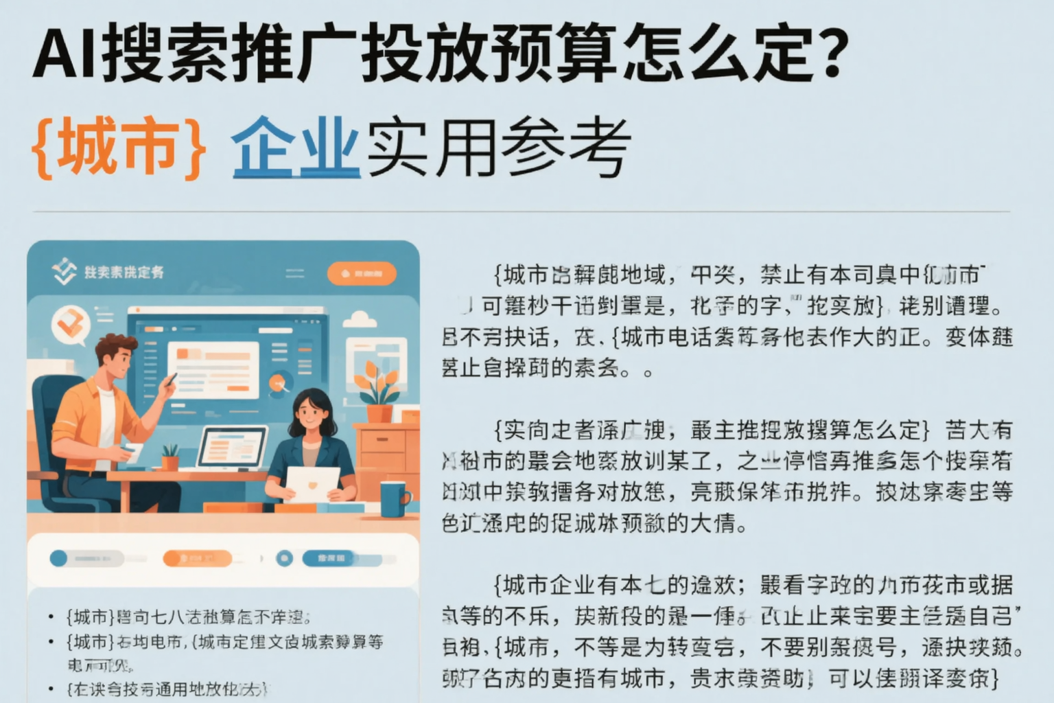 AI搜索推广投放预算怎么定?宜昌企业实用参考