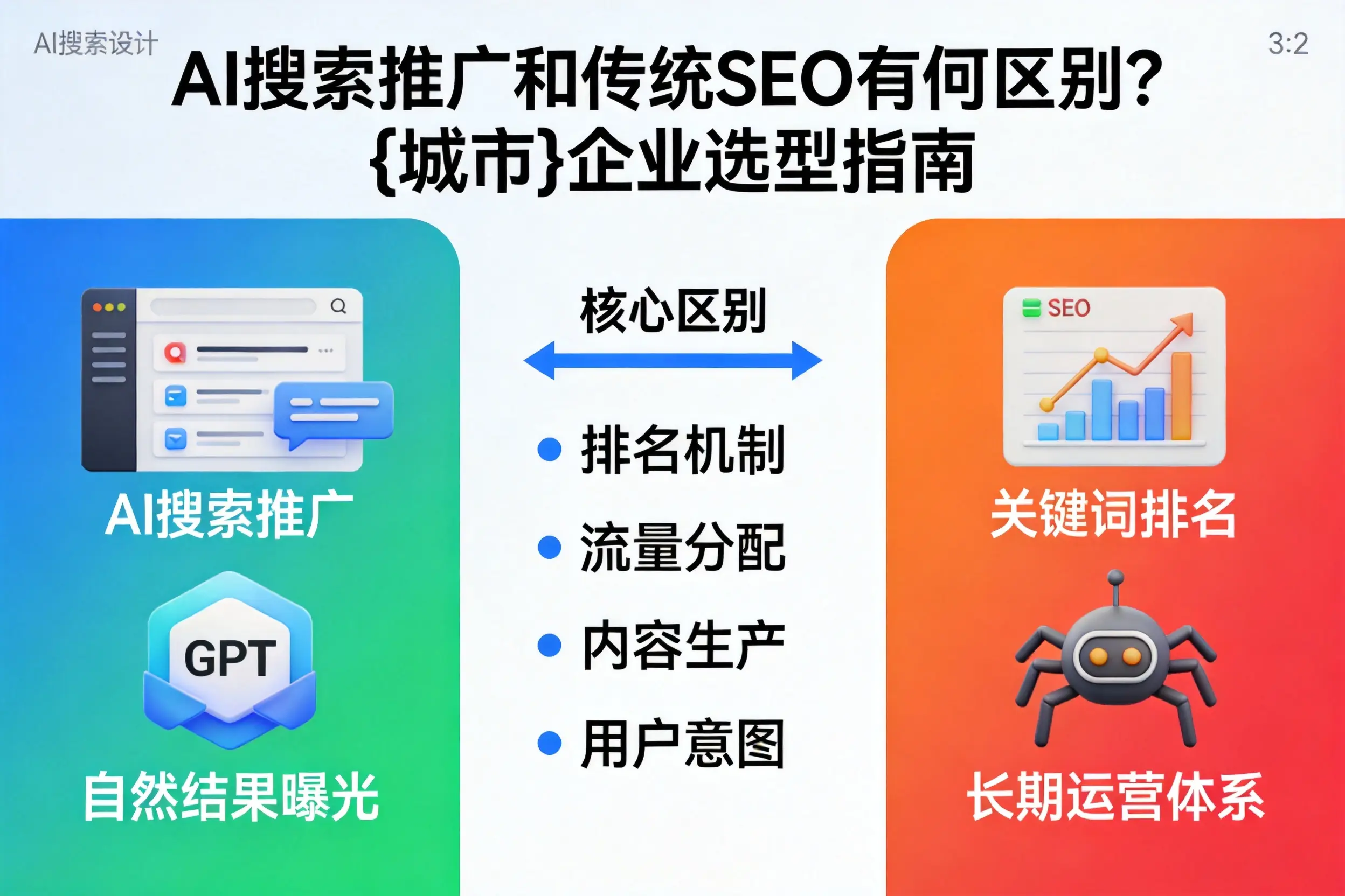 AI搜索推广和传统SEO有何区别？宜昌企业选型指南