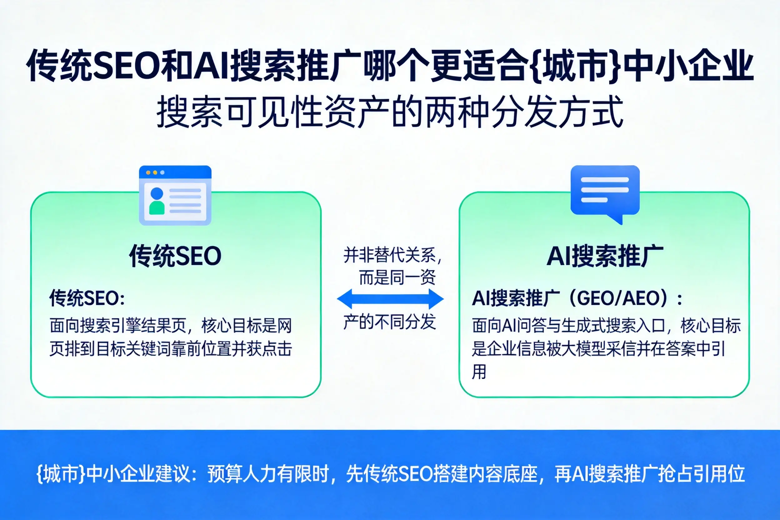 传统SEO和AI搜索推广哪个更适合宜昌中小企业
