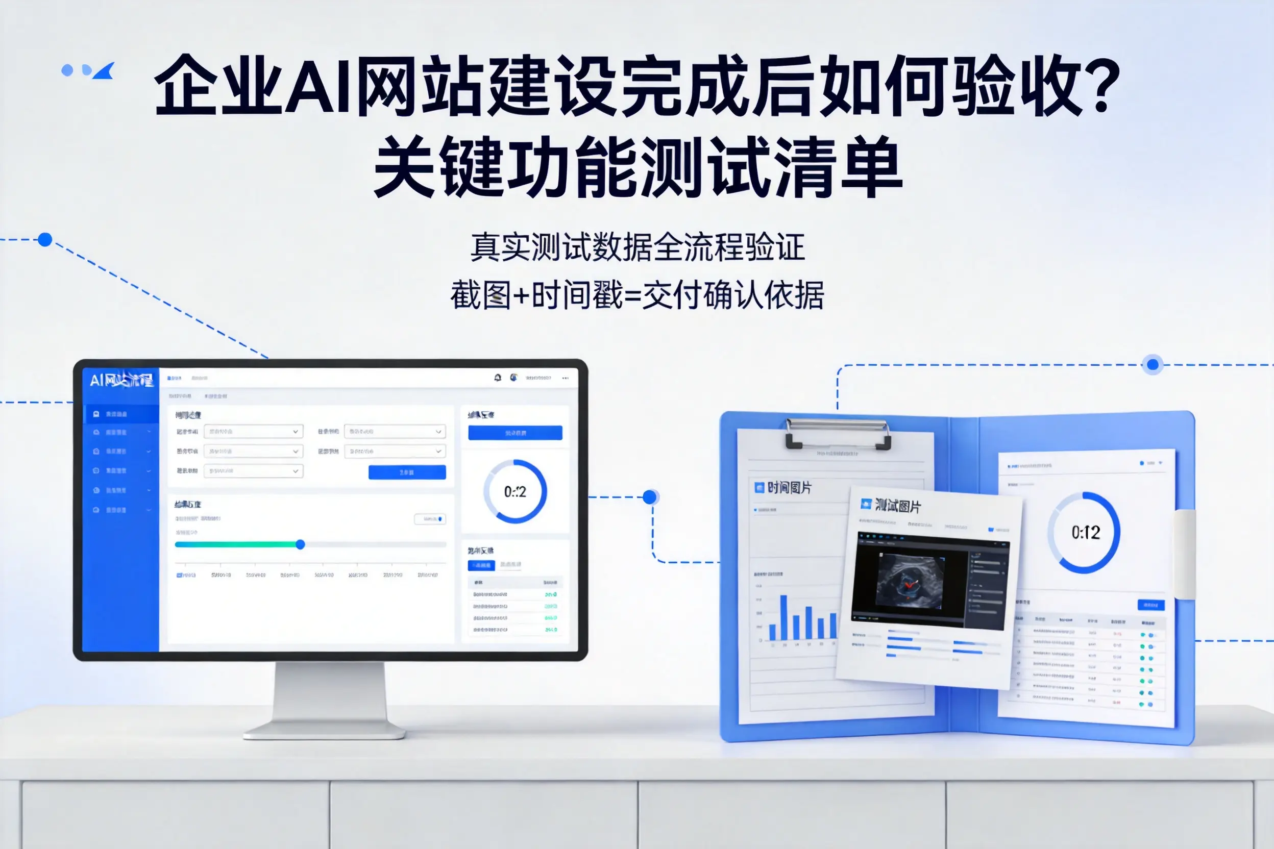 宜昌企业AI网站建设完成后如何验收?关键功能测试清单