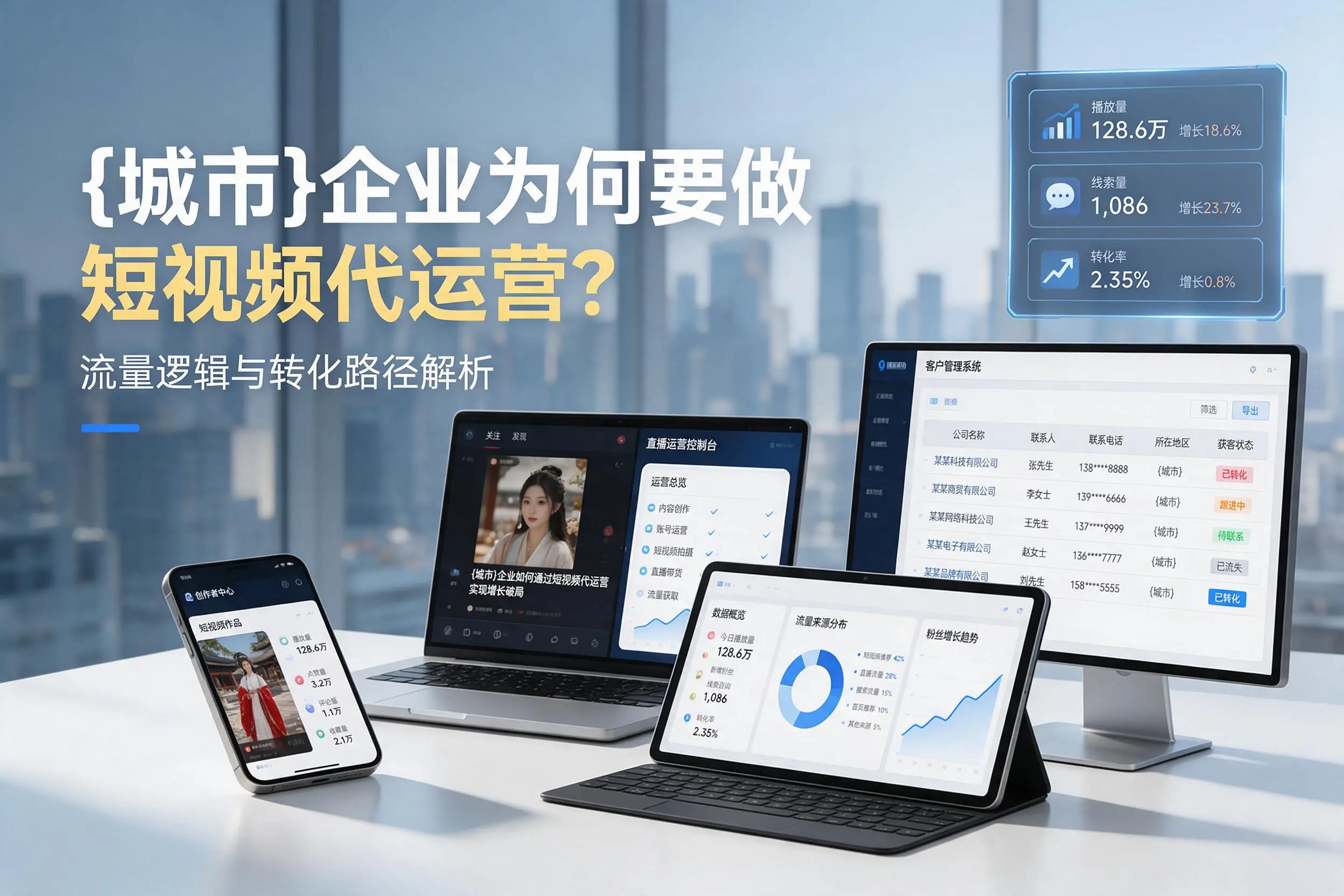 宜昌企业为何要做短视频代运营?流量逻辑与转化路径解析
