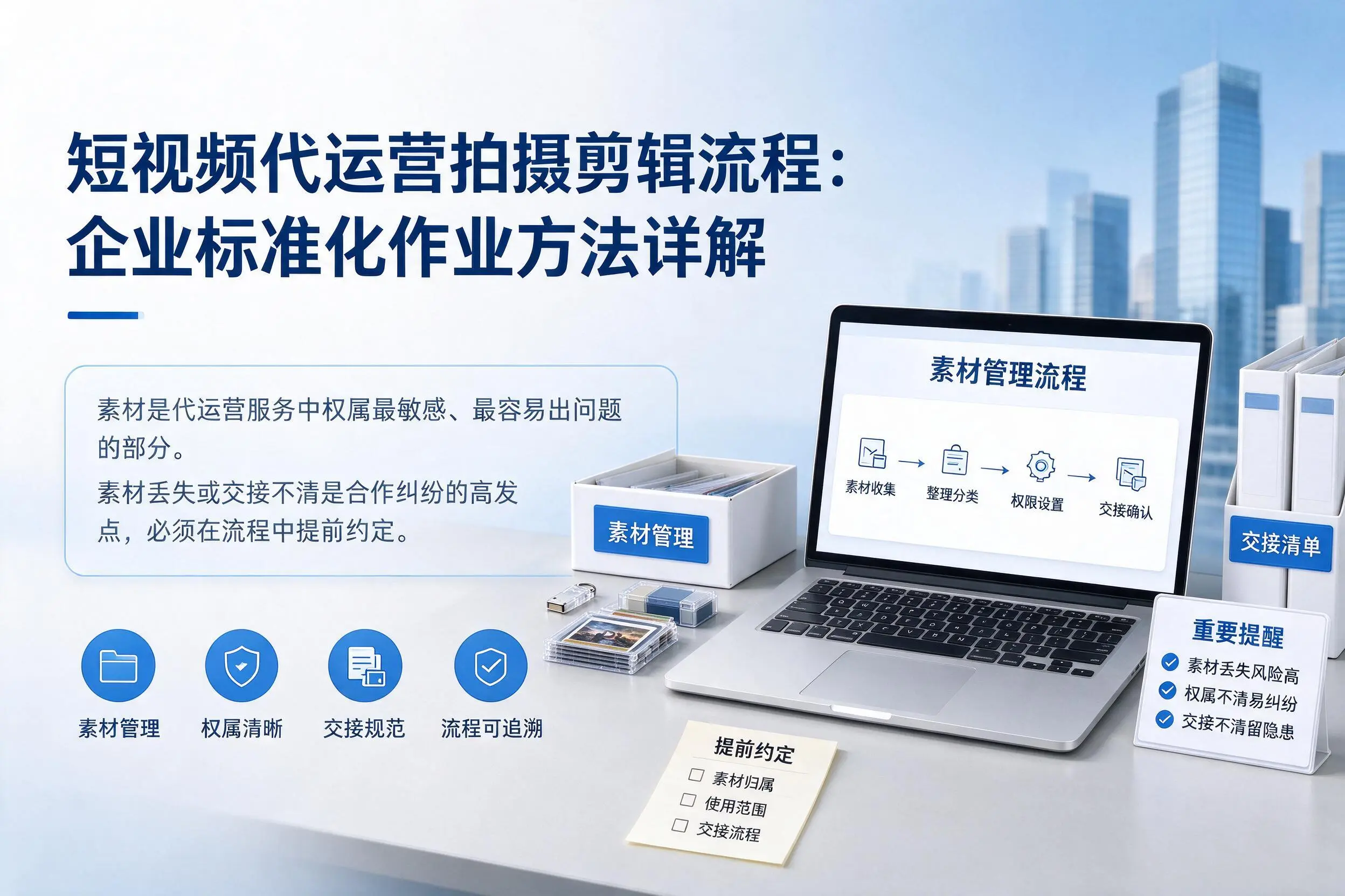 短视频代运营拍摄剪辑流程：宜昌企业标准化作业方法详解