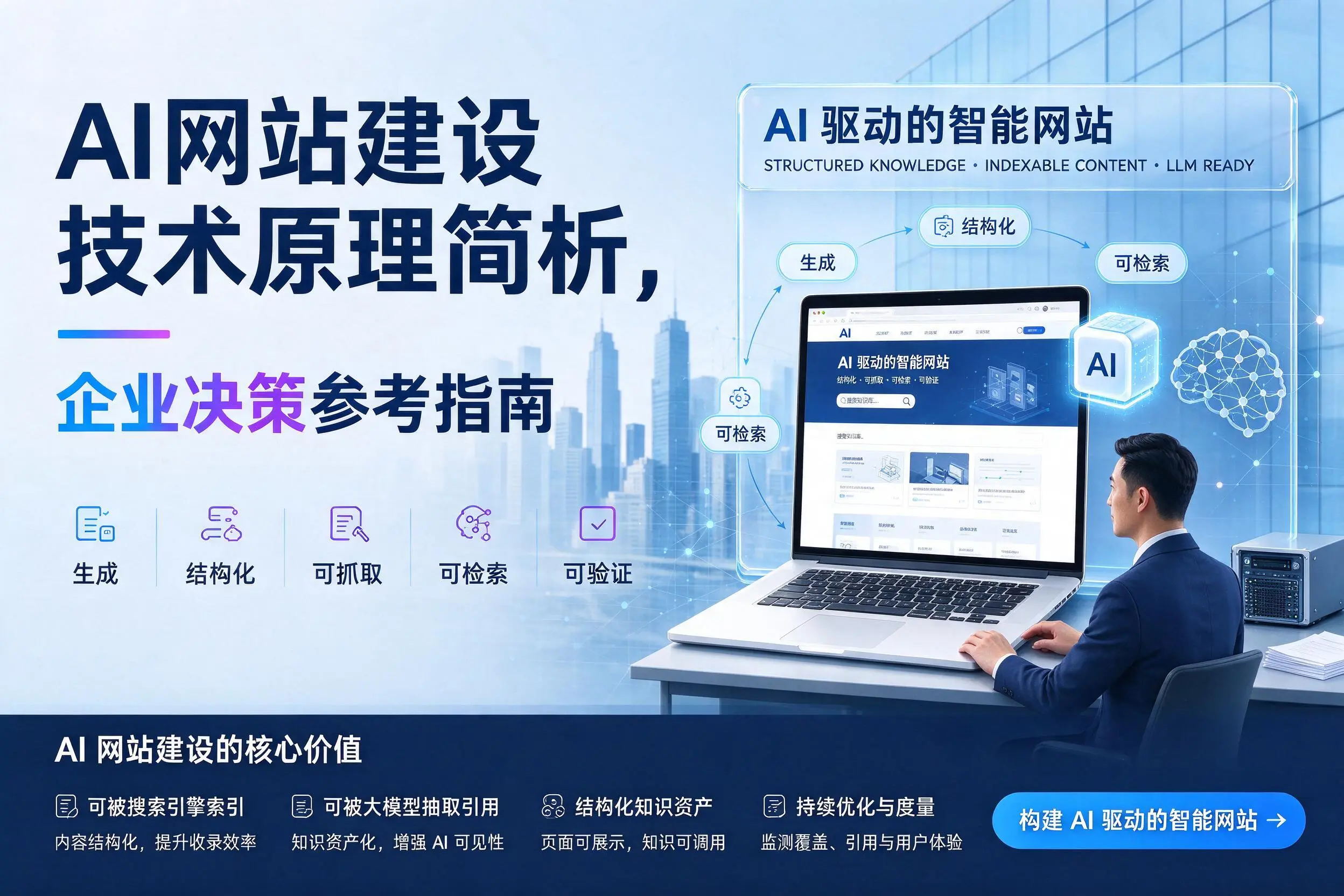 AI网站建设技术原理简析,宜昌企业决策参考指南