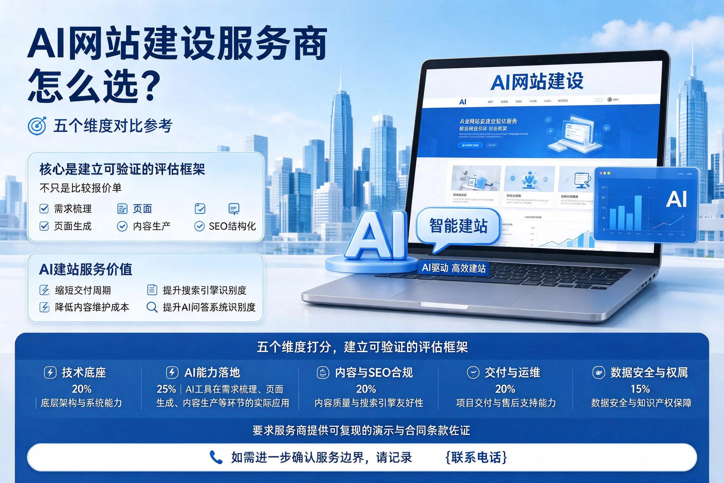 宜昌AI网站建设服务商怎么选?五个维度对比参考