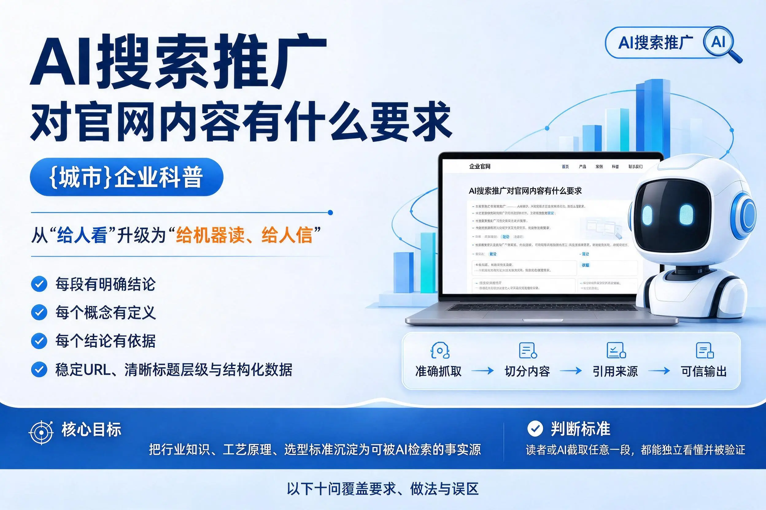 AI搜索推广对官网内容有什么要求,宜昌企业科普